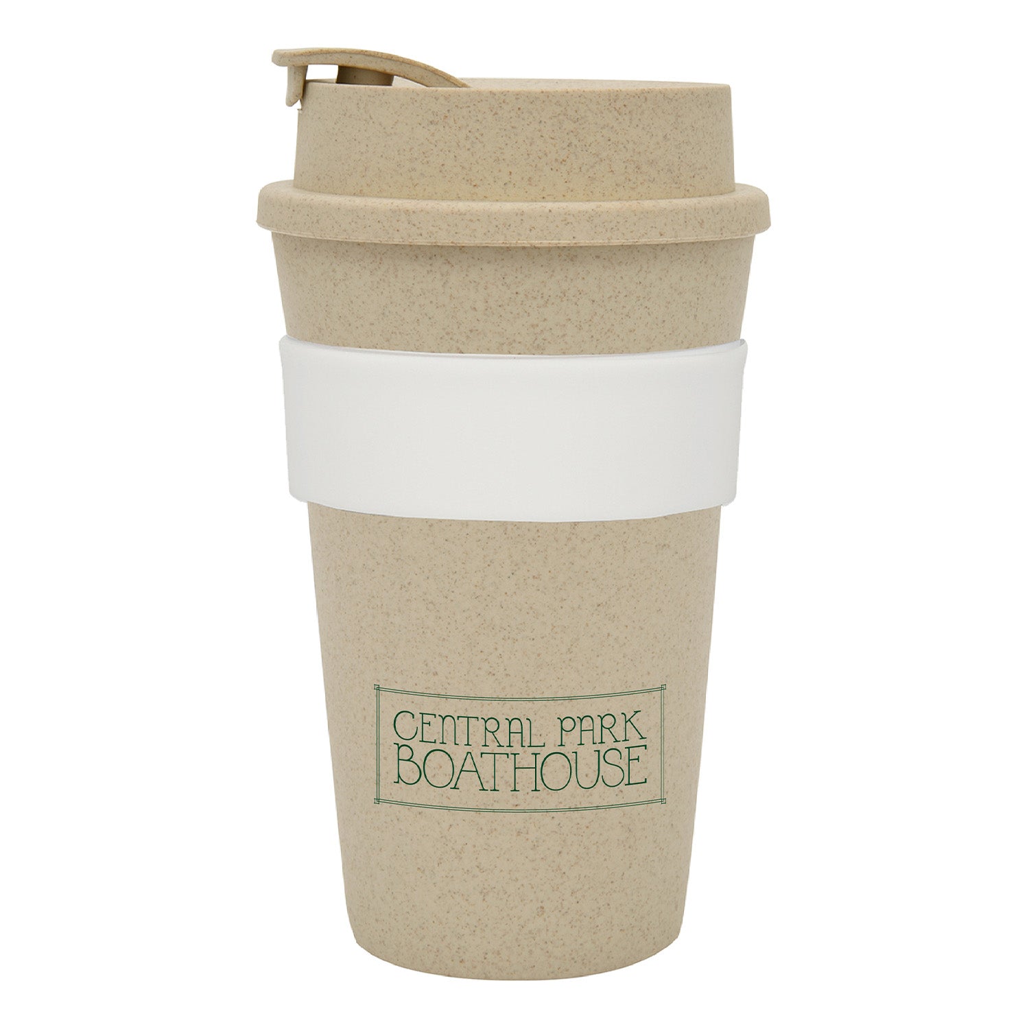 Central Park Boathouse 16oz Travel Tumbler - Front View
